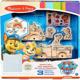 Melissa and Doug Paw Patrol Wooden Craft Kit - Vehicles